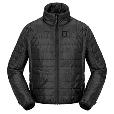 Abbildung von SPIDI, Thermo LINER, Motorrad Unterziehjacke, Farbe: Tiefschwarz, Motorradjacke für Herren, Niedrige und Mittlere Temperaturen, Winddicht