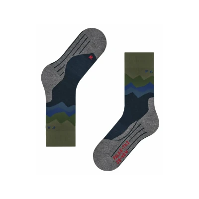 Abbildung von FALKE Herren Wandersocken TK2 Explore Crest M SO Wolle antiblasen dick 1 Paar, Blau (Space Blue 6116), 42 43