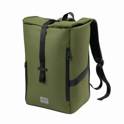 Abbildung von Cabin Max ISEO Rolltop Rucksack, 40 x 20 25 cm Handgepäck für Ryanair 40x20x25, Rucksack Flugzeug, Reiserucksack Flugzeug Wasserfest (Recyceltes RPET)