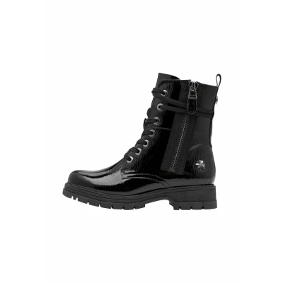 Abbildung von MARCO TOZZI by GMK Schnürboots, Blockabsatz, Schnürboots mit Zierreißverschluss außen