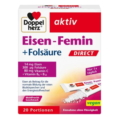 Abbildung von Doppelherz aktiv Eisen Femin DIRECT