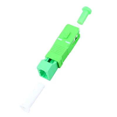 Abbildung von SC APC Stecker auf LC Buchse Faser Hybrid Adapter SM 9/125um Anschluss