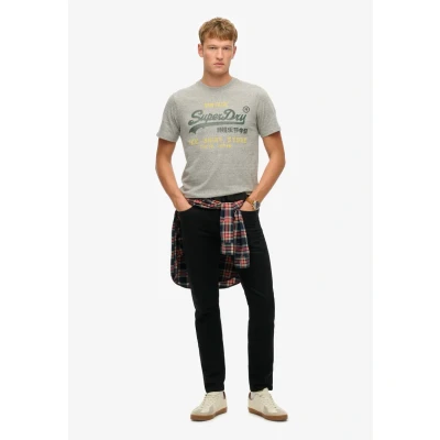 Abbildung von Superdry Vintage LOGO Tshirt print, Herren, Größe: XXL, Grau