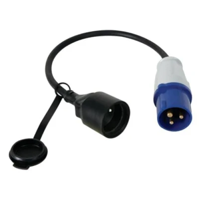Abbildung von Perel ECEEC3M Kabel Kupplung auf Cee Stecker, Länge 40 cm