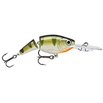 Abbildung von Rapala Unisex Adult X Rap Jointed Shad Angelköder Angelzubehör Zweigeteilter Kunstköder Süßwasser Spinnköder Locken, Yellow Perch, 9cm
