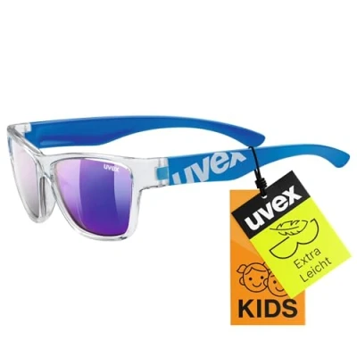Abbildung von uvex Unisex Kinder, sportstyle 508 Sonnenbrille, clear blue/blue, one size