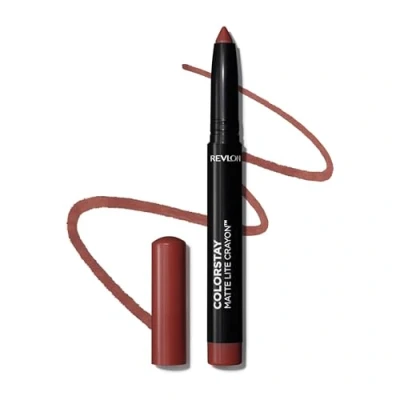 Abbildung von Revlon Lipstick Colorstay Matte LITE Crayon Lippenstift, Größe: 1.4 g, Souffle all day