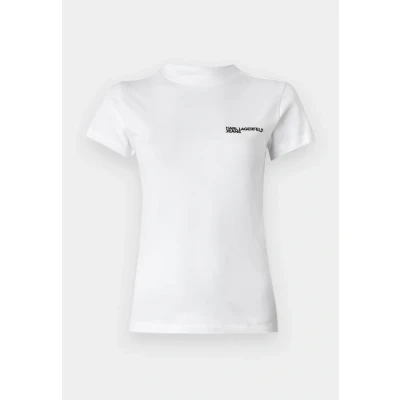 Abbildung von Karl Lagerfeld Jeans SLIM TEE Tshirt basic, Damen, Größe: Large, White