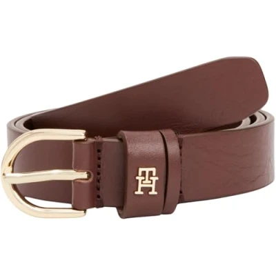 Abbildung von Tommy Hilfiger Essential Effortless Gürtel, Damen, Größe: 75, Rich walnut