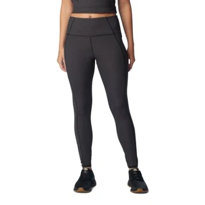 Abbildung von Columbia Damen Hike II Legging Yoga Hosen Leggings, Black Heather, M/R
