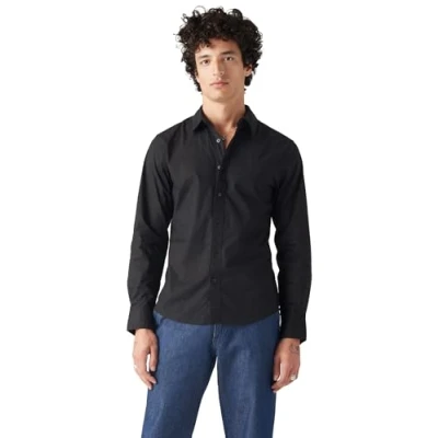 Abbildung von Levi&#039;s Battery SLIM Hemd Dean stripe estate, Herren, Größe: XS, estate