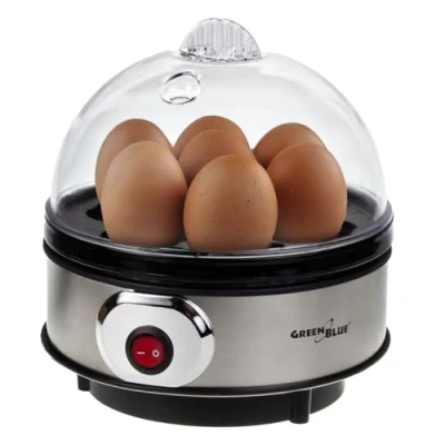 Abbildung von Green Blue GB572 Eierkocher für 1 7 Eier, 400W, inkl. Messbecher mit Eierstecher, Automatische Abschaltung