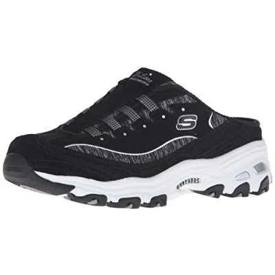 Abbildung von Skechers Damen D&#039;Lites Resilient Fashion Sneaker, Black White, 35 EU