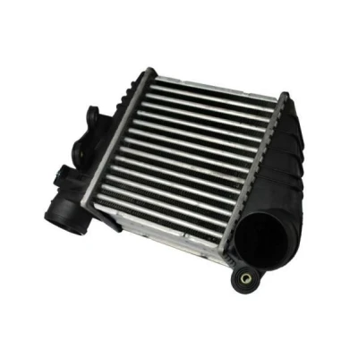 Abbildung von THERMOTEC DAW001TT Ladeluftkühler Aluminium, Kunststoff 183 X 190 85 mm VOLKSWAGEN: Golf 4, Bora Saloon, 4 Variant, SKODA: Octavia 1 Combi