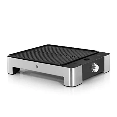 Abbildung von WMF Lono Tischgrill Quadro, Indoor Grill, Elektrogrill klein mit kompakter Grillfläche, spülmaschinenfest, 1250 W