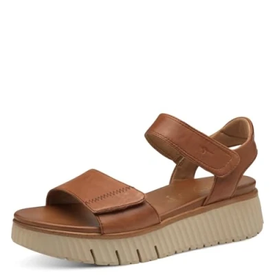 Abbildung von Tamaris Plateausandalette, Damen, Größe: 40, Nut Schuhe