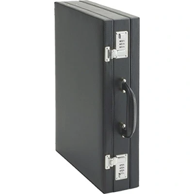 Abbildung von Alassio 92300 Attachékoffer PONTE, aus Lederimitat, ca. 44,5 x 33 10 cm, schwarz, 1,85 Kg