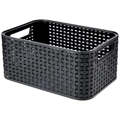 Abbildung von Curver Aufbewahrungsbox, Polypropylene, anthrazit, 28.5 x 19.4 13 cm