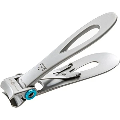 Abbildung von REMOS Profi Nagelknipser für Fußnägel aus rostfreiem Edelstahl blau 9 cm