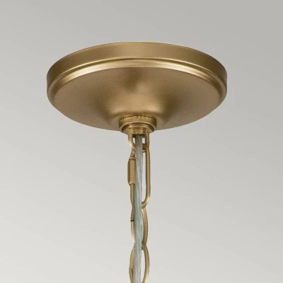 Abbildung von Elstead Lighting KL CAPITOL HILL12 PNBR Kronleuchter HILL E14 12x40W Stahl Altmessing H:77.9cm B:88.2cm dimmbar