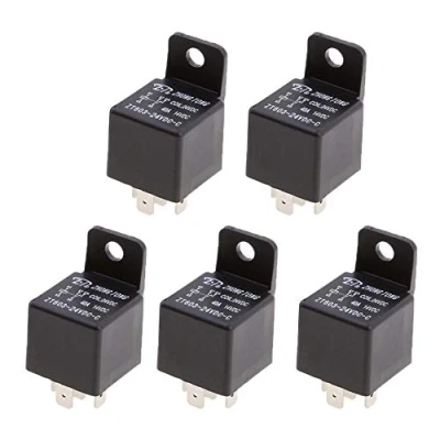 Abbildung von Mintice™ 5 X 12V 40A Polig SPDT KFZ Relais Schließer LKW Wechselrelais Leistungsrelais Motorrad Boot