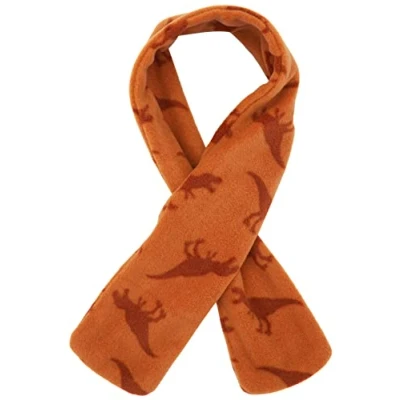 Abbildung von Playshoes Unisex Kinder Fleece Steckschal Winter Schal, Dinos, one size