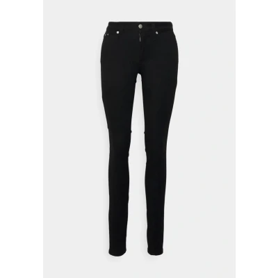 Abbildung von Calvin Klein Jeans MID RISE Skinny Fit, Damen, Größe: 24x30, Denim black