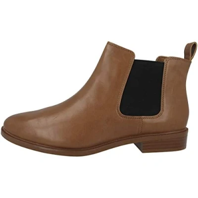 Abbildung von Clarks Damen Taylor Shine Chelsea Boots, Tan Leatherther, 38 EU