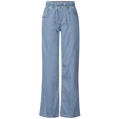 Abbildung von Cecil Damen B379224 Hose, Light Blue Used Wash, L/32L