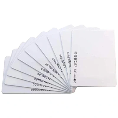 Abbildung von AZDelivery 10 x RFID Card Keycard/Schlüsselkarte 125KHz Weiß, Durchnummeriert kompatibel mit Arduino inklusive E Book!