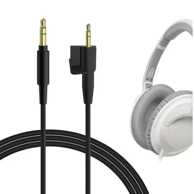 Abbildung von Geekria QuickFit Audio Kabel Kompatibel mit Bose AE2, AE2i, AE2w Kopfhörer, 2.5mm AUX Ersatz Stereokabel (1.2m)