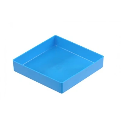 Abbildung von hünersdorff Einsatzbox aus hochschlagfestem Polystyrol (PS), Maße: 108 x 23 mm, Farbe: blau