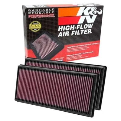 Abbildung von K&amp;N 33 2446 Motorluftfilter: Hochleistung, Prämie, Abwaschbar, Ersatzfilter,Erhöhte Leistung, 2009 2018 (Discovery, Range Rover, LR4)