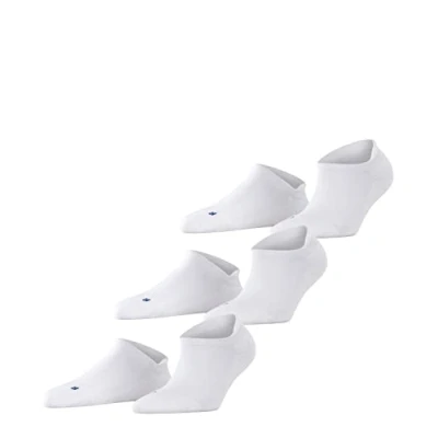 Abbildung von FALKE Unisex Sneakersocken Cool Kick Sneaker 3 Pack U SN Weich atmungsaktiv schnelltrocknend kurz einfarbig Paar, Weiß (White 2000), 39 41