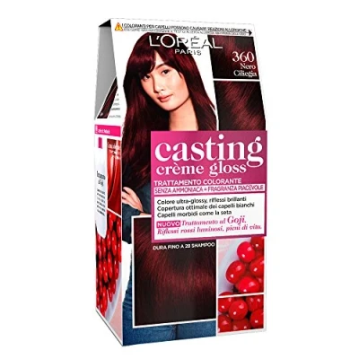 Abbildung von Haarfärbemittel Casting Creme Gloss ohne Ammoniak N360 Schwarzkirsche