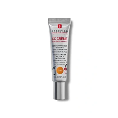 Abbildung von Erborian CC Cream Getönte Gesichtscreme mit Centella Asiatica Verbessert den Teint &amp; Spendet Feuchtigkeit LSF 25 Koreanische Pflege Gold 15 ml