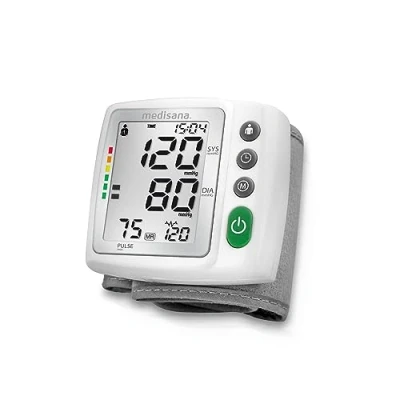 Abbildung von medisana BW 315 Blutdruckmessgerät für das Handgelenk, Präzise Blutdruck und Pulsmessung, Speicherfunktion 2 Benutzer, Ampel Skala, Arrhythmie Erkennung, Inkl. praktische Aufbewahrungsbox