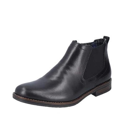 Abbildung von Rieker Chelsea Stiefelette, Herren, Größe: 44, Nachtschwarz Schuhe