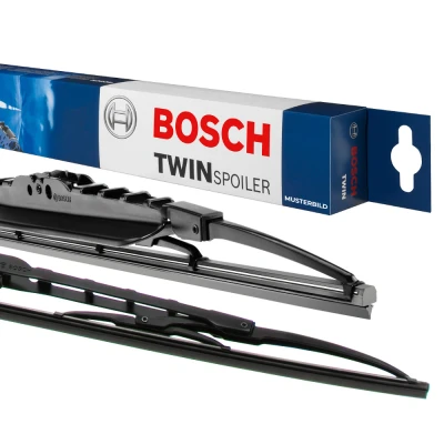 Abbildung von Scheibenwischer Bosch Twin Spoiler 3 397 001 802 Standard Beifahrerseite gebogen VOLKSWAGEN: Transporter 5 Bus, 5, Multivan (7HM