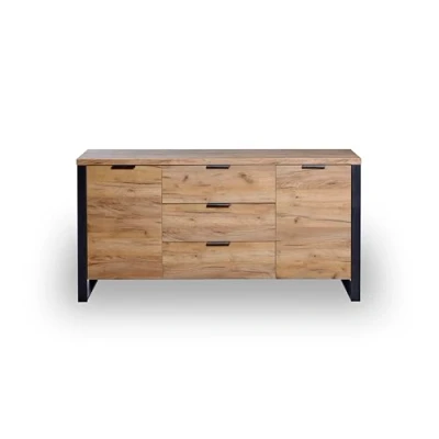 Abbildung von Jahnke Sideboard, Engineered Wood, Kerneiche, One Size