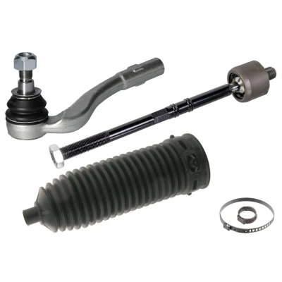 Abbildung von FEBI BILSTEIN 40166 Spurstange Vorderachse links mit Anbaumaterial Schellen, Lenkmanschetten MERCEDES BENZ: C Class T modell