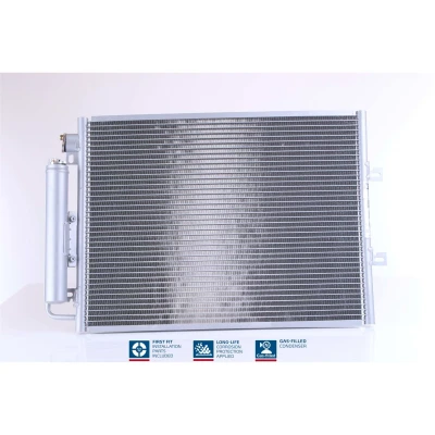 Abbildung von NISSENS 940126 Klimakondensator mit Trockner Aluminium 542 R 134a RENAULT: TWINGO 2