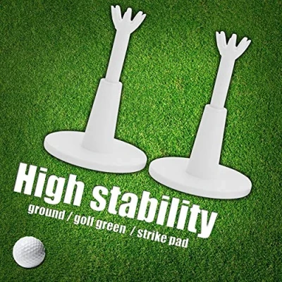 Abbildung von Tees Für Matte,Driving Range Tees,Golf Driving Range,Tees,Tees Range,Gewinde Tees,Tee Weiß Kunststoff Einstellbare Tee Halter Training Lange T