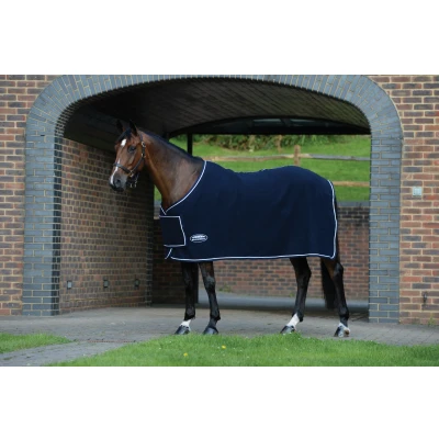 Abbildung von Weatherbeeta Showdecke Wool Standard Neck Navy/Weiß 140/190