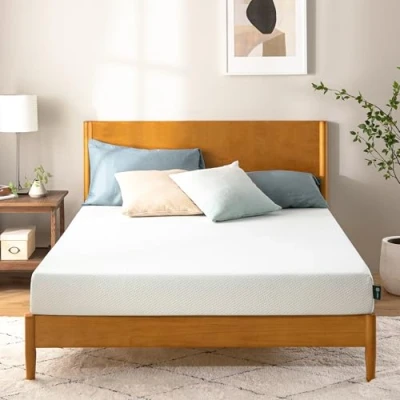Abbildung von Zinus Ergonomische Schaummatratze 140 x 200 cm Orthopädische Matratze mit Härtegrad Mittel 5 Zonen Unterstützung Gestepptem Bezug für Komfort Höhe 11 Oeko TEX Zertifiziert