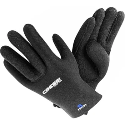 Abbildung von Cressi Neoprenhandschuhe High Stretch, Schwarz/Logo Rot, M