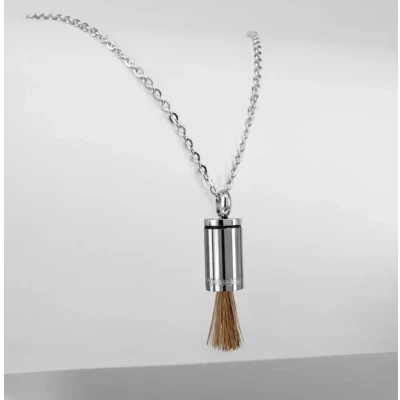 Abbildung von Ponytail&amp;Co Haken Pferdehaar Blatt Motiv Stahl S