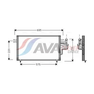 Abbildung von Kondensator, Klimaanlage AVA COOLING MT5119