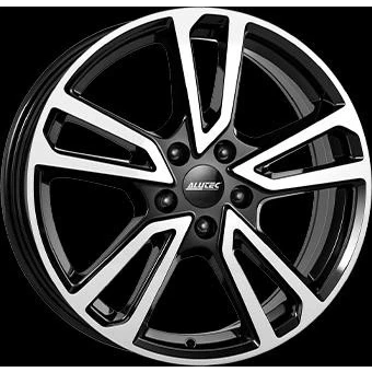 Abbildung von ALUTEC 5 loch 17Zoll 108mm Alufelge TORMENTA Schwarz Glanz / Poliert TMT70750F53 1 Felge
