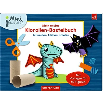 Abbildung von Mein erstes Klorollen Bastelbuch: Schneiden, kleben, spielen (Mini Künstler)